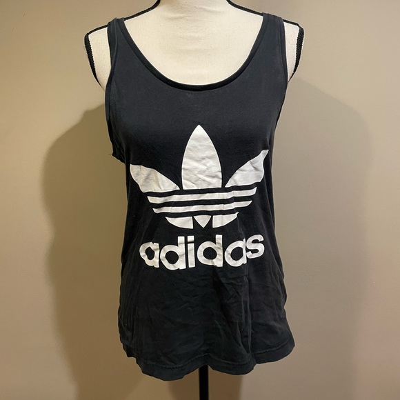 Adidas Black Graphic Muscle Tank - Picture 2 of 8